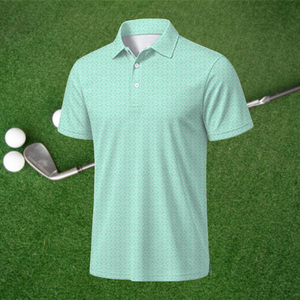 Polo personnalisé imprimé sur toute la surface, <span class=keywords><strong>respirant</strong></span>, pour le golf, uniformes d'équipe, décontracté, léger, imprimé, pour hommes - Product Image 3