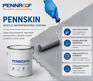 Revêtement liquide imperméable écologique en acide acrylique polymère pour toitures, salles de bain, piscines, anti-fuites, toitures, polyurée - Product Image 5