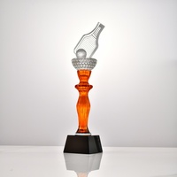 Trophée de cristal personnalisé pour événements de championnat de pickleball – Récompense haut de gamme, écologique, poli, gravé au laser, style sportif, prestigieux