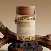 Tranches de Dendrobium Volcanique, Extrait Herbal pour Infusion, Qualité Alimentaire, Origine Hainan, 2 Bouteilles/Boîte, Extrait Végétal