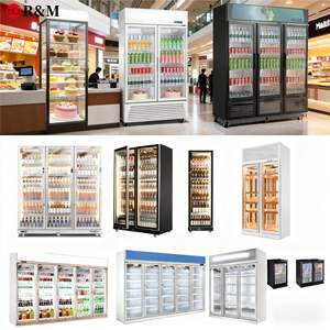 Réfrigérateur <span class=keywords><strong>professionnel</strong></span> d'affichage vertical de porte en verre de luxe Réfrigérateur 470 litres 350l pour le refroidisseur de boisson à la boutique à vendre - Product Image 1