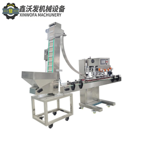 Canned <strong>Food</strong>, Bottles, Foodstuffs, Powder, Granules, Fully Automatic Capping, Screw Capping and <strong>Labeling</strong> Production Line - Product Image 1