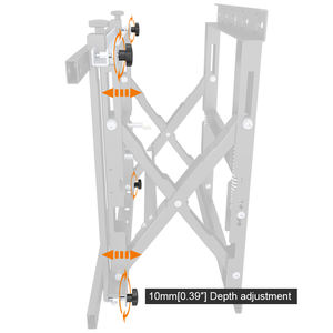 تثبيت بسهولة 42 بوصة تلفزيون VESA * دفع في البوب خارج التلفزيون جدار فيديو جبل - Product Image 4