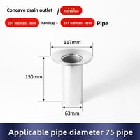 Système de drainage des eaux pluviales en acier inoxydable pour ponts, traversées de voies ferrées et caniveaux d'ingénierie routière