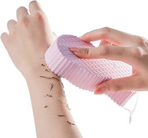 Soft 3D Bath Scrubber Gentle Exfoliating Kid-friendly Square PVA Shower Sponge Reusable Dead Skin Remover Body Handheld Brush - Product Image 6