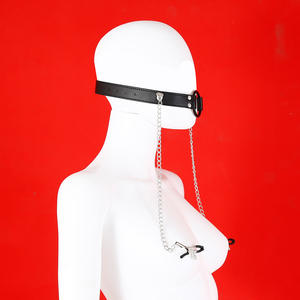Jouets sexuels SM pour couples, produits de bondage, entraînement <span class=keywords><strong>sexuel</strong></span>, chaîne, pinces pour les tétons, bouchon buccal, anneaux buccaux, produits sexuels d'<span class=keywords><strong>abus</strong></span> - Product Image 5