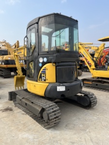 รถขุดขนาดเล็ก KOMATSU PC35MR แบบตีนตะขาบ น้ำหนัก 3.5 ตัน พร้อมบุ้งขุดขนาด 0.2 ลูกบาศก์เมตร เครื่องยนต์ Cummins มือสอง - Product Image 4