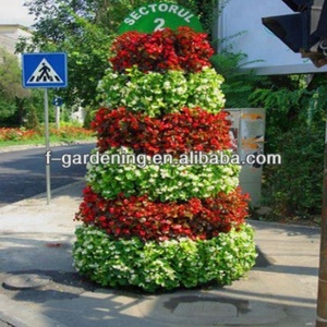 Jardinière en plastique empilable pour fleurs et plantes - Product Image 5