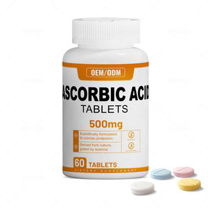 โรงงานผลิตเม็ดวิตามินซี สูตรบัฟเฟอร์ สำหรับผู้แพ้ง่าย ขายส่งเม็ดวิตามินซีแบบเม็ดฟู่ กรดแอสคอร์บิก - Product Image 1