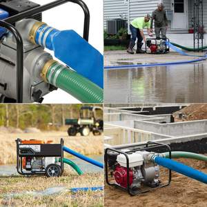 <strong>2</strong>" <strong>X</strong> 50ft Plastic Reinforced Water Lay Flat Discharge <strong>Hose</strong>, 90psi PVC Layflat Water Irrigation <strong>Hose</strong> With Assembly-Camlock - Product Image 6