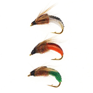 Hameçon mouche nymphe 8 #10 #12 #14 # pêche à la mouche route crochet sous-poil appât bionique appât faux insecte appât perche poisson Mandarin - Product Image 6