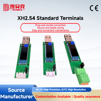 Modul Akuisisi Data Sensor Suhu USB RTD dengan Layar OLED PT100/PT1000 Akurasi ±0,2%, 0,1 ° C Resolution Plug-and-Play