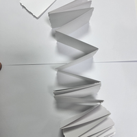 Billets de stationnement en papier pliables avec taille personnalisée, imprimables à chaud, en matériau écologique