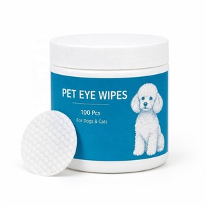 Toallitas de Limpieza para Mascotas Biodegradables y Ecológicas de Fibra de Bambú, Fórmula Suave a Base de Plantas para la Piel y el Pelaje de Cachorros y Gatitos, Uso Diario - Product Image 1