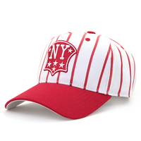 Sombrero de camionero con logotipo bordado de NY de 5 paneles personalizado, gorras de béisbol a rayas, gorras de béisbol para hombres, deportes al aire libre