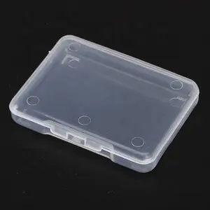 Boîte à conteneurs de Collection de bijoux, boîte en plastique transparente pour accessoires de finition, petite boîte de rangement transparente avec couvercle