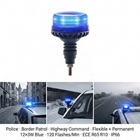 Balise d'avertissement LED en plastique de haute qualité pour véhicules avec aimant puissant, indice de protection IP66 pour autoroutes et aéroports, lumière constante/clignotante