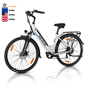 จักรยานไฟฟ้าไฮบริดอะลูมิเนียมก้าวผ่าน700C 500W City eBike 48V 10.4AH คลังสินค้าในสหราชอาณาจักร - Product Image 1