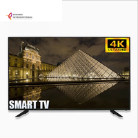 Téléviseur LED extérieur intelligent QLED 4K Quad-Core de 42/65 pouces, taux de rafraîchissement de 120 Hz, Wi-Fi activé, jeu, noir, télécommande directe d'usine