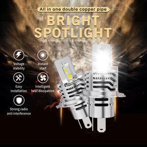 Ampoule de phare LED Factory <span class=keywords><strong>Greencity</strong></span> 25S Canbus haute luminosité 12V Plug&Play, phare LED automobile H4 H7 H11 - Product Image 1