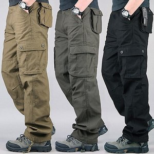 Pantalon cargo pour <span class=keywords><strong>homme</strong></span>, durable, coupe droite, avec plusieurs poches <span class=keywords><strong>de</strong></span> rangement et fermeture éclair, pour la randonnée, le <span class=keywords><strong>travail</strong></span> et les activités <span class=keywords><strong>de</strong></span> plein air - Product Image 2