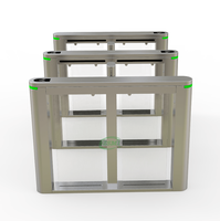 Elegante Puerta Rápida con Servomotor DC sin Escobillas, Torniquete de Control de Acceso Silencioso y de Ahorro de Energía para Vestíbulo de Oficina