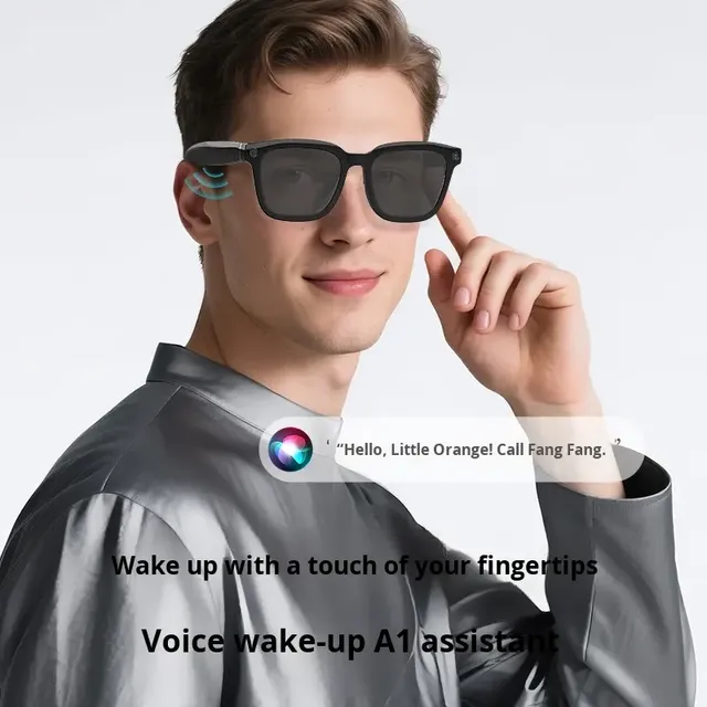 CY-1015 Smart Glasses 12MP Camera 4K Photo 1080p Video Real-time AI Recognition Translation Dual Camera Phone Call Music Player