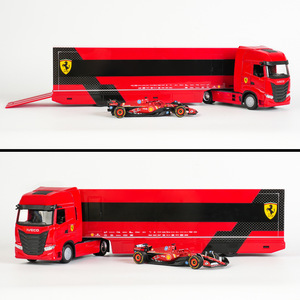 <span class=keywords><strong>Burago</strong></span> 1:43 Modèle de camion porte-conteneurs en alliage semi-remorque <span class=keywords><strong>F1</strong></span> Racing Iveco S-Way570/ SF-24 MCL38 Jouet pour adulte et garçon Nouveauté 2026 - Product Image 2