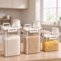 Conteneur de stockage hermétique pour aliments secs, riz, céréales, farine, résistant aux insectes et à l'humidité, qualité alimentaire, pour cuisine