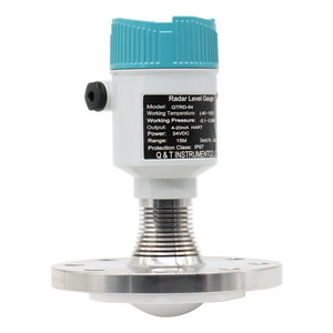 Transmisor de nivel de radar MODBUS RS485 con conexión de brida 80GHz con dos cables 4-20MA + HART - Product Image 4