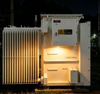 Transformateur de distribution triphasé à haute efficacité, hermétique, immergé dans l'huile, S13-M-630, 10 kV 0,4 kV, enroulement en cuivre pur