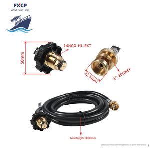 Adaptador de cilindro de conexión de interfaz QCC de latón americano, rosca <span class=keywords><strong>POL</strong></span> para fábrica de Gas de baja presión, venta al por mayor, fuente transfronteriza - Product Image 4