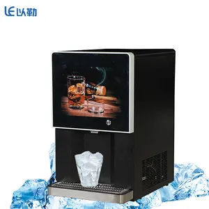 Máquina de venda de gelo comercial, fabricante de cubos de gelo com dispensador de água, fabricante de cubos de gelo