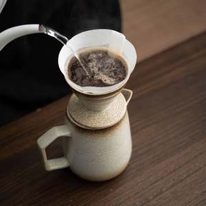 Juego de Cafetera de Goteo Portátil de Cerámica Ecológica Estilo Japandi de 640 ml, Herramientas de Barista Personalizadas - Product Image 2