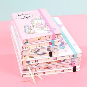 A7 A6 A5 Cartoon Unicorn Hardcover <b>Notebook</b> 4 Styles Customized School Girl Cute Diary <b>Notebooks</b> - Product Image 3
