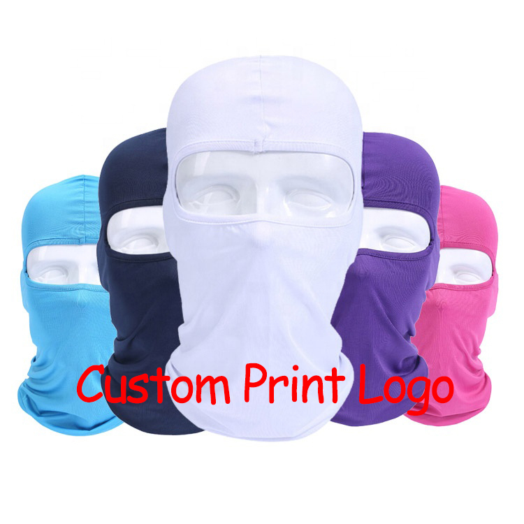 Balaclava Multicolor Polyester Custom Printing logo