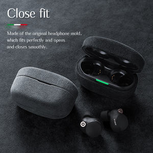 Daim classique pour étui <span class=keywords><strong>WF</strong></span>-<span class=keywords><strong>1000XM4</strong></span> Alcantara <span class=keywords><strong>Sony</strong></span> personnalisé pour étui <span class=keywords><strong>sony</strong></span> wf1000xm5 - Product Image 3