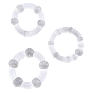 [Pedidos al por mayor, por favor, llame para discutir el precio y las especificaciones] Anillo de tres colores, anillo para pene, envasado en blíster. - Product Image 2