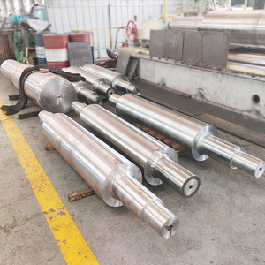 Arbre de rouleau de tourillon de rouleau de support en <span class=keywords><strong>acier</strong></span> forgé <span class=keywords><strong>pour</strong></span> les systèmes de support de four rotatif de chaux de ciment - Product Image 4