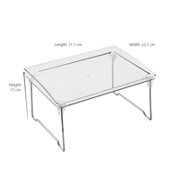 Étagère de bureau pliable en plastique économique 70% PET 30% FE, organisateur multifonctionnel anti-poussière avec compartiments pour chambre et cuisine