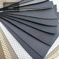 Revêtement de panneau de porte intérieur de voiture en cuir microfibre à motif OEM, imperméable, résistant à l'abrasion et aux taches