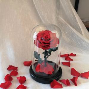 Roses éternelles sous dôme de verre, 7/lot, fausses fleurs, pour un cadeau, vente en gros, <span class=keywords><strong>2021</strong></span> - Product Image 3