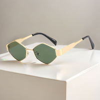 Gafas de Sol de Lujo Unisex de Metal con Diamantes 2025, Gafas de Sol de Moda para Hombre, Gafas de Sol de Marca para Mujer, Gafas de Sol de Diseñador
