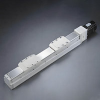 Module linéaire robotisé à axe unique AMT MTH5 entièrement fermé avec vis à billes intégrée, usinage CNC en aluminium, fabricant d'origine