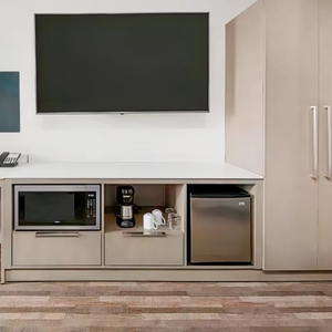 Meubles de rénovation pour hôtel Hyatt Place Select, ensemble de meubles de chambre d'hôtel en bois moderne, <span class=keywords><strong>armoire</strong></span> de chambre d'hôtes, base de lit, tête de lit - Product Image 1