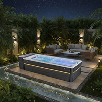 OCEAN FUTURE Spa de natation sans fin, baignoire extérieure, au-dessus du sol, nouvelles conceptions