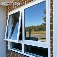Ventanas de Aluminio Herméticas RICHOCEAN, Ventanas Arquitectónicas con Aislamiento Acústico y Ahorro de Energía, Ventana Abatible hacia Afuera