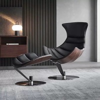 Fauteuil individuel de luxe léger, chaise longue design, chaise homard minimaliste et créative pour salon, bureau à domicile, villa, maison