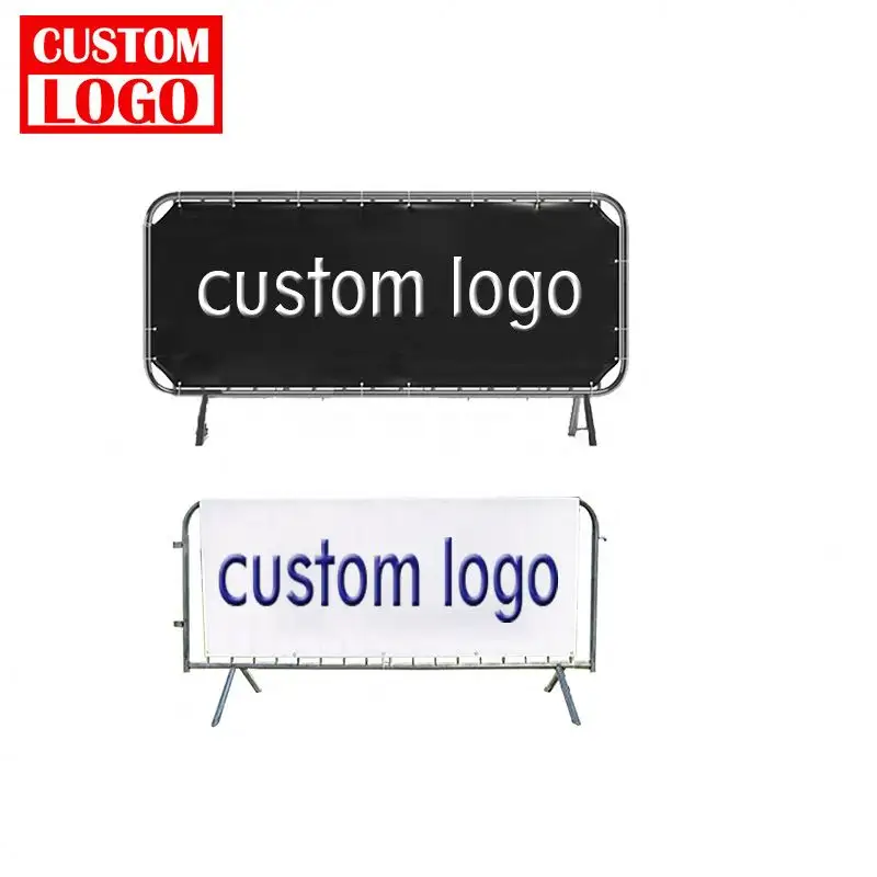 Banner Fence Beautiful Backdrop Displays Custom Barricade Covers Customized Printing Crowd Control Banner