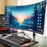 Moniteur d'ordinateur de jeu LCD LED 27/34 pouces Rebekah Wholesale B2B Factory, écran incurvé sans cadre 144/165/180Hz, 1800R